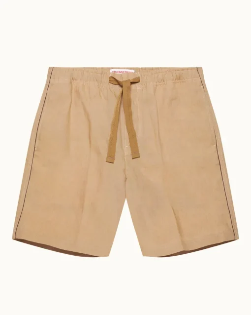 Orlebar Brown Alex Piping BISCUIT/DAMSON New