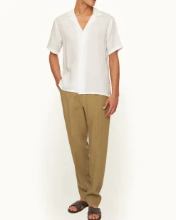 Orlebar Brown Carsyn Linen AGAVEGREEN Store