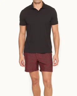 Orlebar Brown Dominic BLACK/SUMMERRED Hot