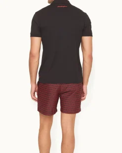 Orlebar Brown Dominic BLACK/SUMMERRED Hot
