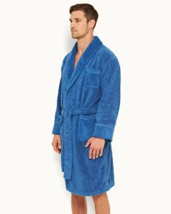 Orlebar Brown Dr No Towelling Robe MIDBLUE Fashion