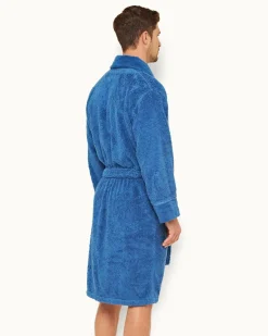 Orlebar Brown Dr No Towelling Robe MIDBLUE Fashion