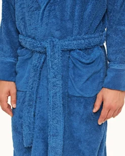 Orlebar Brown Dr No Towelling Robe MIDBLUE Fashion