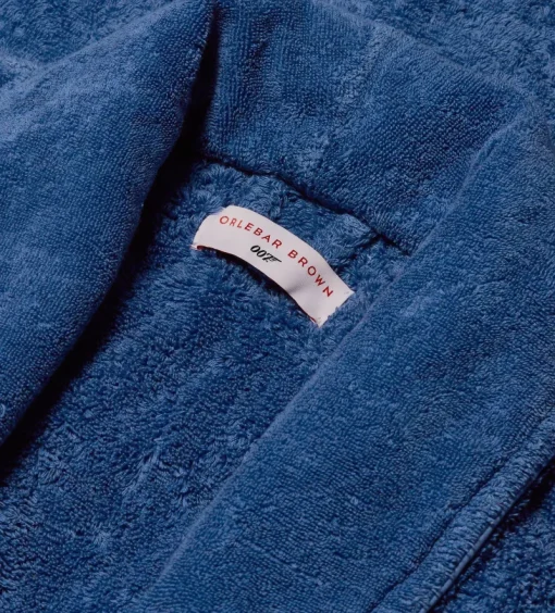 Orlebar Brown Dr No Towelling Robe MIDBLUE Fashion