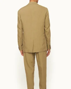 Orlebar Brown Garret Linen AGAVEGREEN Cheap