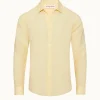 Orlebar Brown Giles Linen TOUCAN/WHITE Fashion