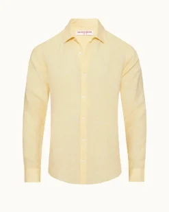 Orlebar Brown Giles Linen TOUCAN/WHITE Fashion