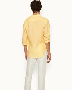 Orlebar Brown Giles Linen TOUCAN/WHITE Fashion