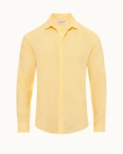 Orlebar Brown Giles Linen TOUCAN/WHITE Fashion