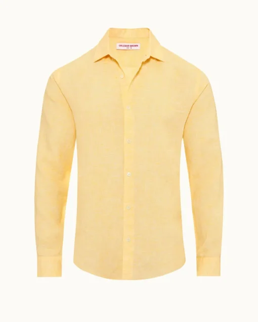Orlebar Brown Giles Linen TOUCAN/WHITE Fashion