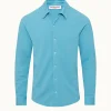 Orlebar Brown Giles Pique CALIFORNIABLUE Store