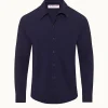 Orlebar Brown Giles Pique DEEPINKBLUE Clearance