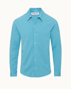 Orlebar Brown Giles Pique CALIFORNIABLUE Store