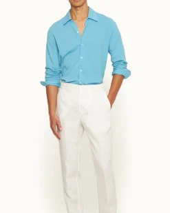 Orlebar Brown Giles Pique CALIFORNIABLUE Store