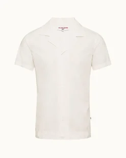 Orlebar Brown Golden Gun Shirt IVORY New
