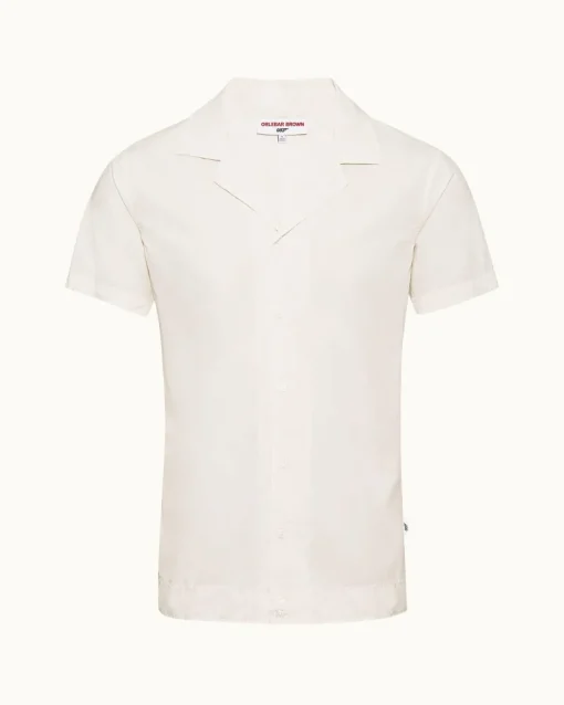 Orlebar Brown Golden Gun Shirt IVORY New