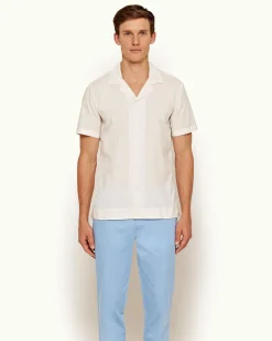 Orlebar Brown Golden Gun Shirt IVORY New