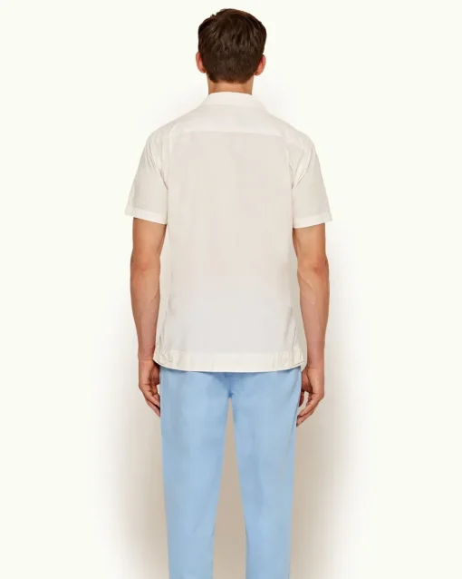Orlebar Brown Golden Gun Shirt IVORY New