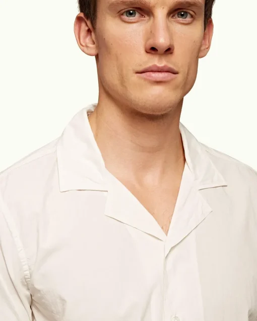 Orlebar Brown Golden Gun Shirt IVORY New