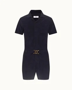 Orlebar Brown Goldfinger Onesie MIDNIGHTNAVY Online