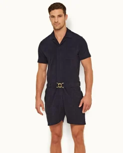 Orlebar Brown Goldfinger Onesie MIDNIGHTNAVY Online