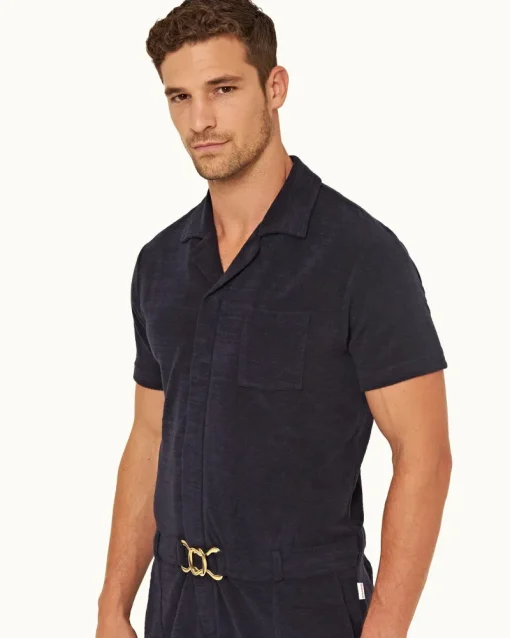 Orlebar Brown Goldfinger Onesie MIDNIGHTNAVY Online