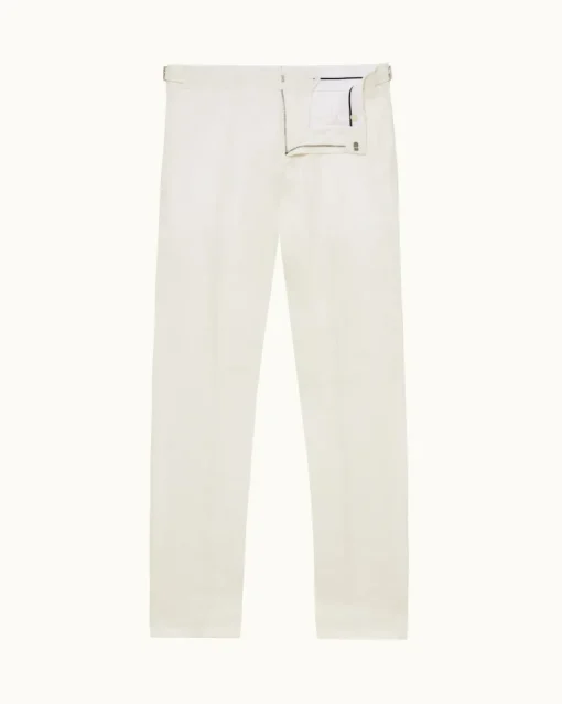 Orlebar Brown Griffon Italian Linen WHITESAND Cheap