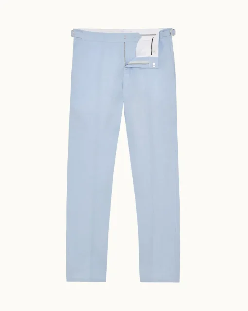 Orlebar Brown Griffon Italian Linen SPRINGWATERBLUE Sale