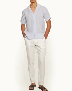 Orlebar Brown Griffon Italian Linen WHITESAND Cheap