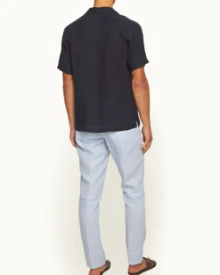 Orlebar Brown Griffon Italian Linen SPRINGWATERBLUE Sale