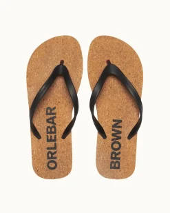 Orlebar Brown Haston Stripe BLACK/WHITESAND Best Sale