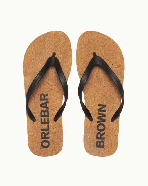 Orlebar Brown Haston Stripe BLACK/WHITESAND Best Sale