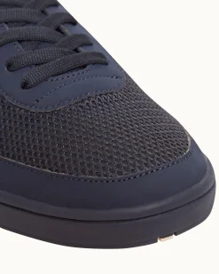 Orlebar Brown Larson NAVY/ORANGE/AQUAMARINE Shop