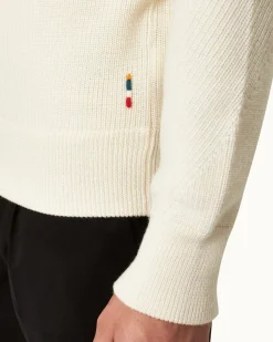 Orlebar Brown Lennard Rib WHITESAND Sale