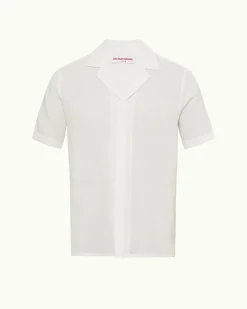 Orlebar Brown Maitan Linen WHITE Cheap