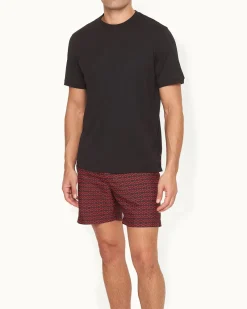 Orlebar Brown Ob Standard T BLACK/SUMMERRED Shop