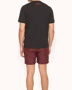 Orlebar Brown Ob Standard T BLACK/SUMMERRED Shop