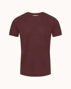 Orlebar Brown Ob Standard T Linen DAMSON Clearance