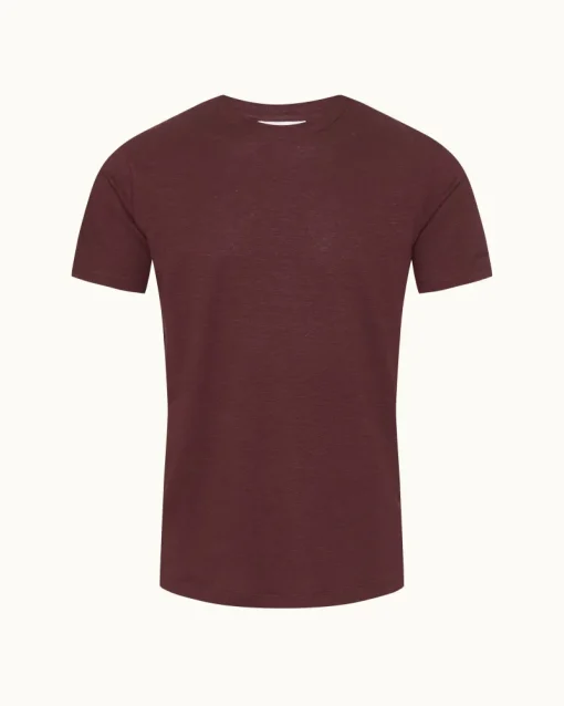 Orlebar Brown Ob Standard T Linen DAMSON Clearance