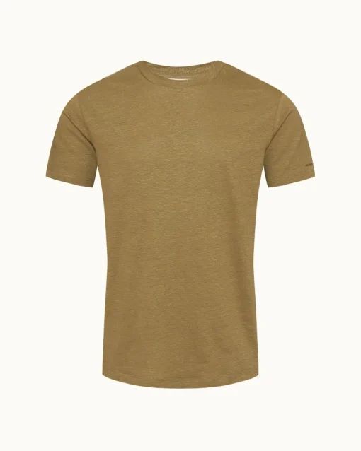 Orlebar Brown Ob Standard T Linen AGAVEGREEN Shop