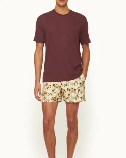 Orlebar Brown Ob Standard T Linen DAMSON Clearance