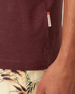 Orlebar Brown Ob Standard T Linen DAMSON Clearance