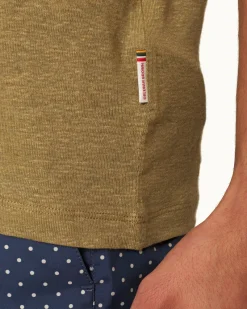 Orlebar Brown Ob Standard T Linen AGAVEGREEN Shop