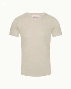 Orlebar Brown Ob-T Linen PEBBLE Flash Sale