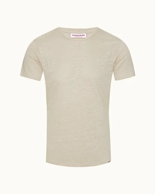 Orlebar Brown Ob-T Linen PEBBLE Flash Sale