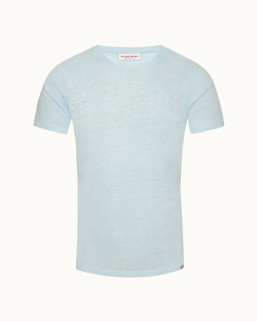 Orlebar Brown Ob-T Linen SPRINGWATERBLUE Outlet