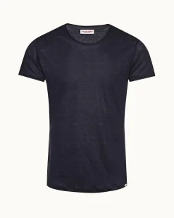 Orlebar Brown Ob-T Linen NAVY Outlet