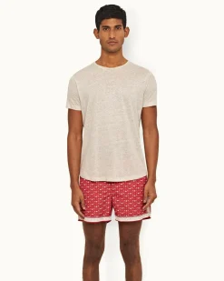 Orlebar Brown Ob-T Linen PEBBLE Flash Sale