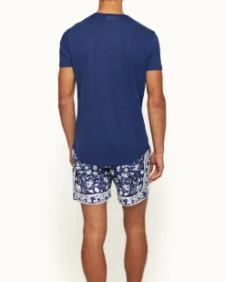 Orlebar Brown Ob-T Linen RIVERBLUE Outlet