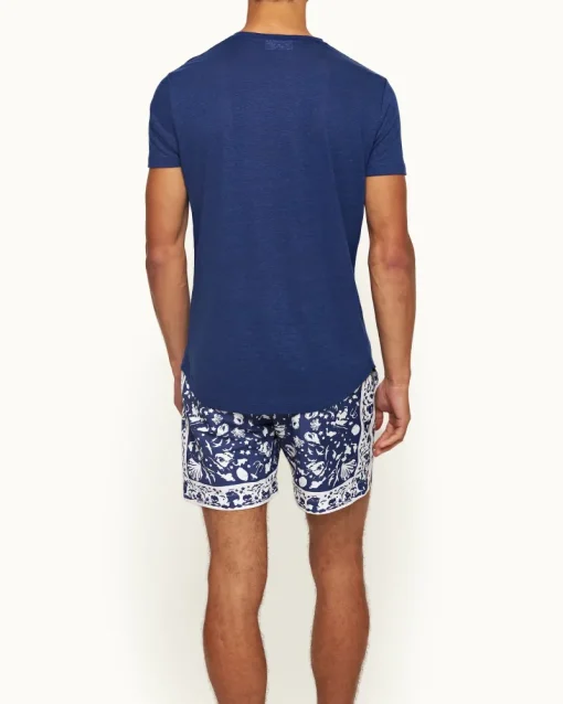 Orlebar Brown Ob-T Linen RIVERBLUE Outlet